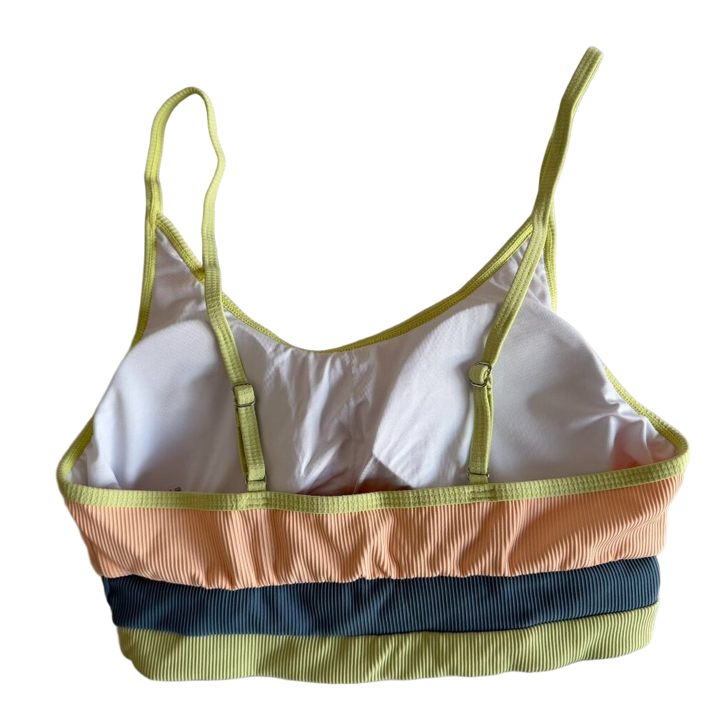 Women's NEW Colorblock 2 Piece Bikini Swimsuit Swimwear Size Medium #26013 - Picture 6 of 9
